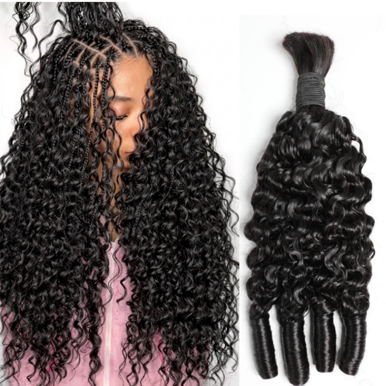 Hair Care Formulation - Натуральные человеческие волосы для плетения косичек