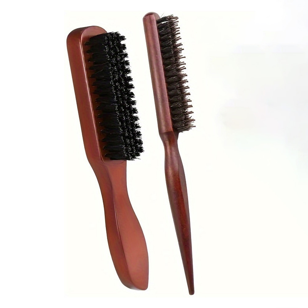 Hair Care Daily Routine - Набор деревянных щеток из двух предметов,