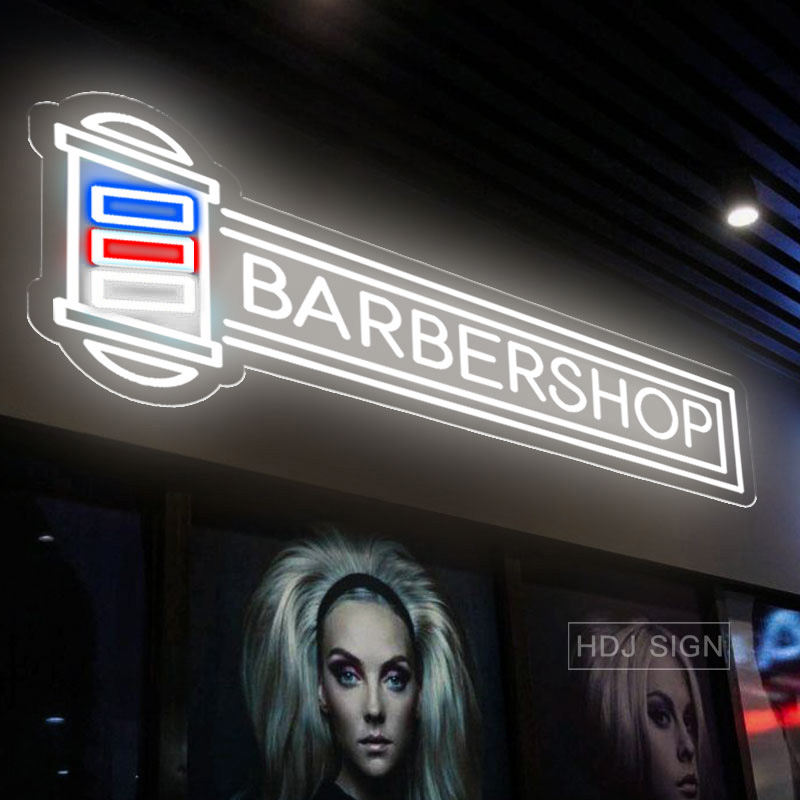 Hair Care Logo - Неоновая вывеска светодиодный, для парикмахерских, Open