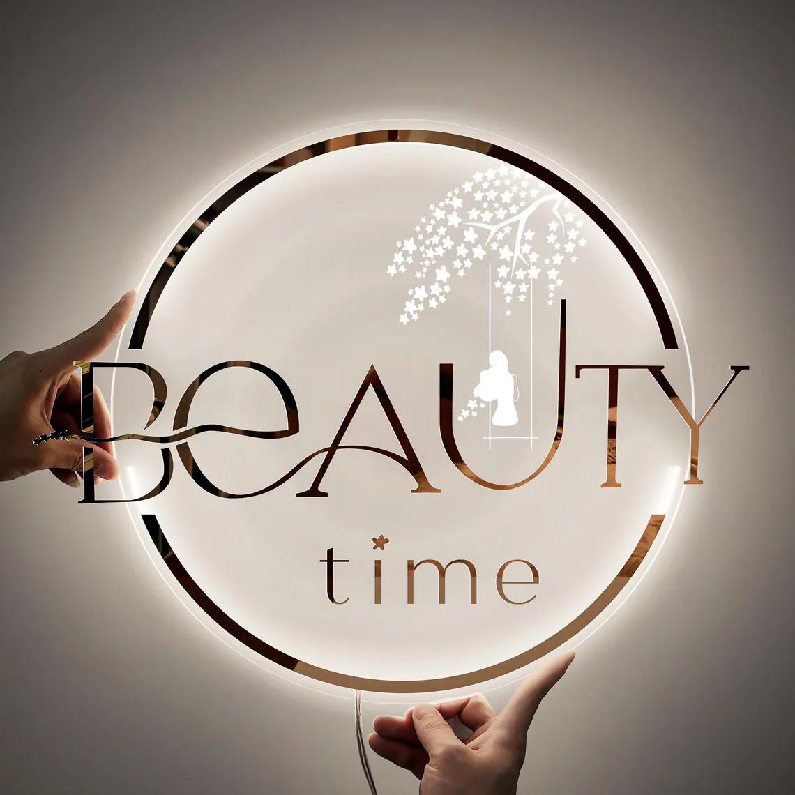 Hair Care Logo - Вывеска с логотипом на заказ из