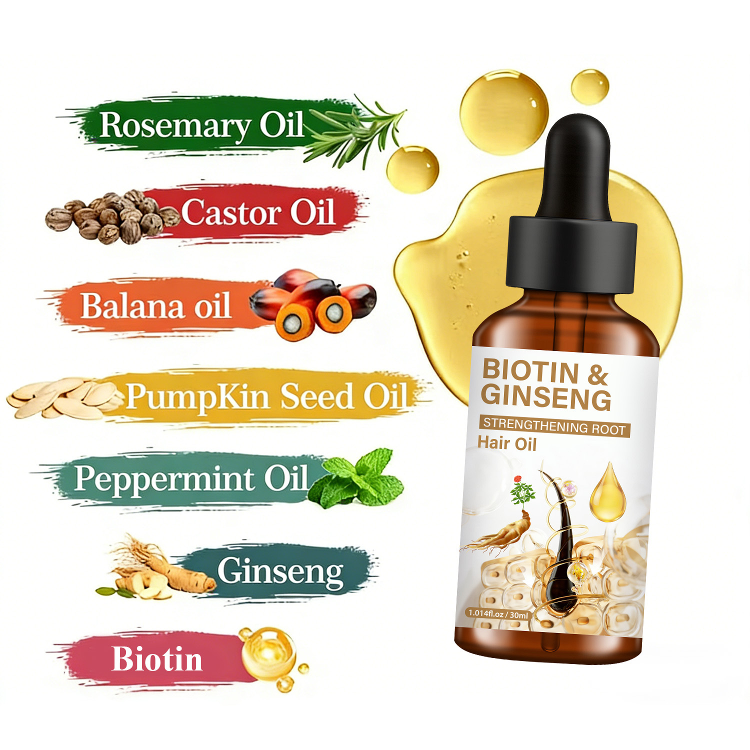 Эфирное масло для ухода за вол – обзор и цена Hair Care Ginseng