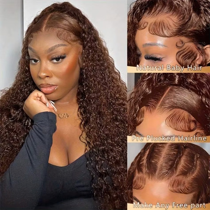 Шоколадно-коричневый парик с п – обзор и цена Lace Front Wig