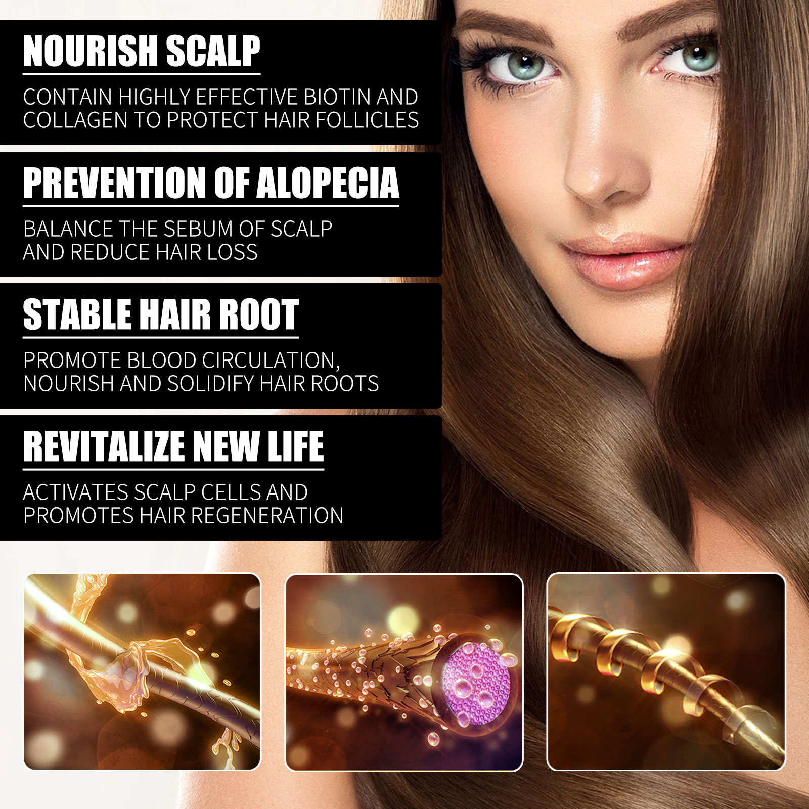 Биотиновое масло для волос, ко – обзор и цена Hair Care Ginseng