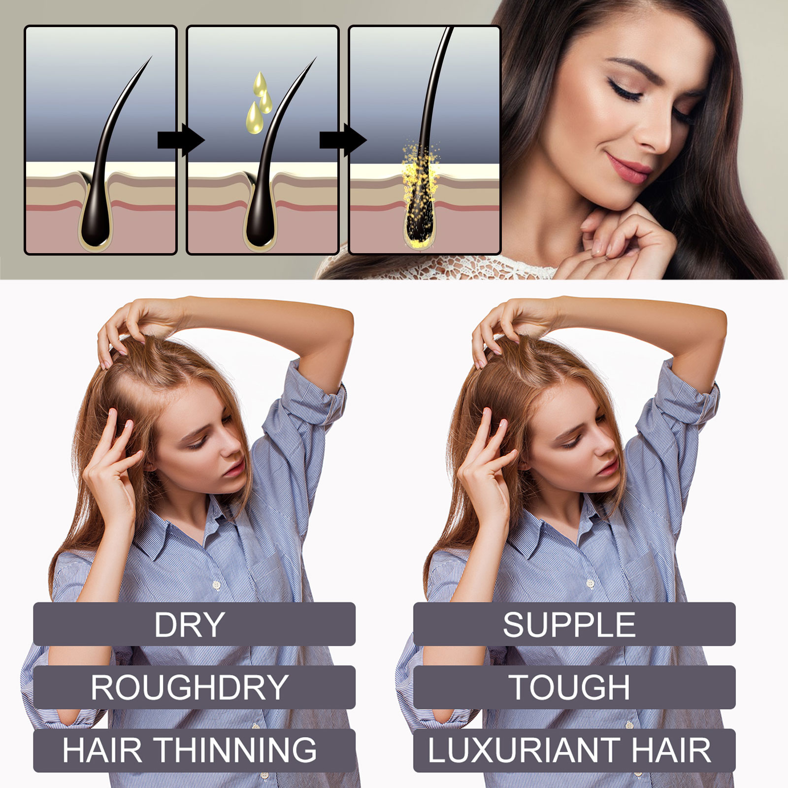 Биотиновое масло для волос, ко – обзор и цена Hair Care Ginseng