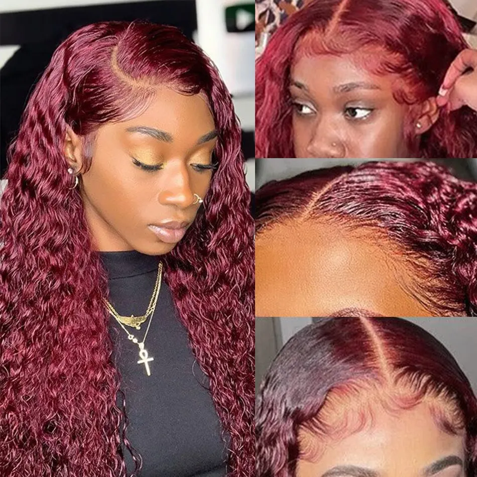 Парик из натуральных волос 99J – обзор и цена Lace Front Wig