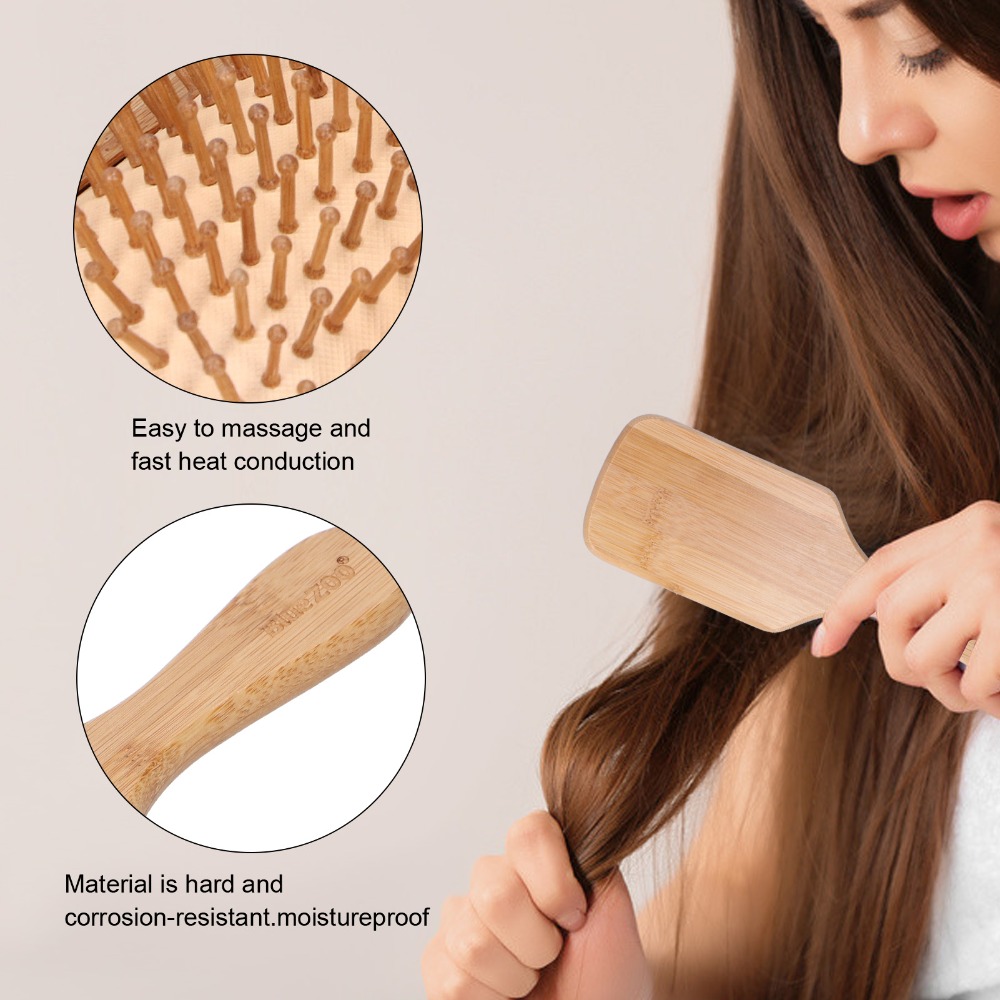 Нежная бамбуковая расческа для – обзор и цена Bamboo Hair Brush