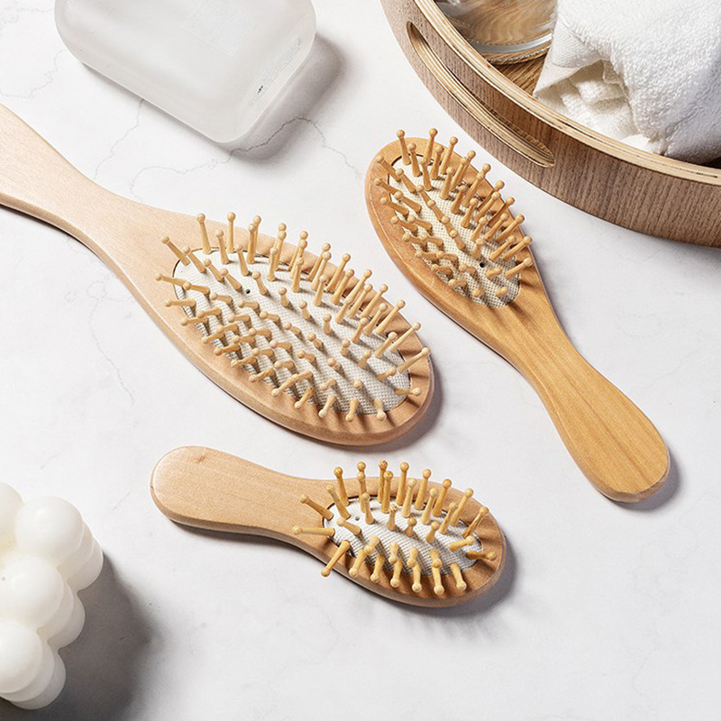 Деревянная расческа с подушкой – обзор и цена Bamboo Hair Brush