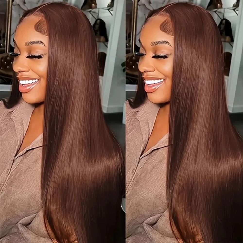 Шоколадные парики с HD-кружевн – обзор и цена Lace Front Wig