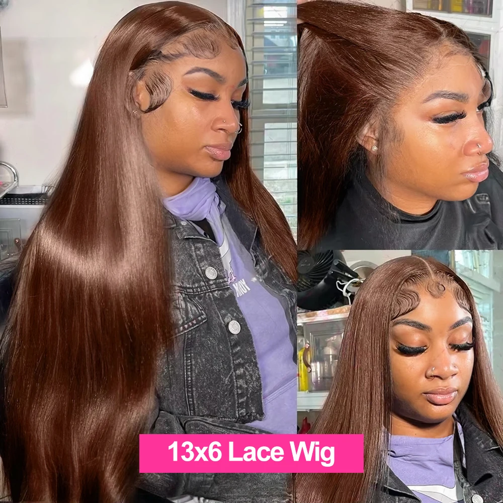 Шоколадные парики с HD-кружевн – обзор и цена Lace Front Wig