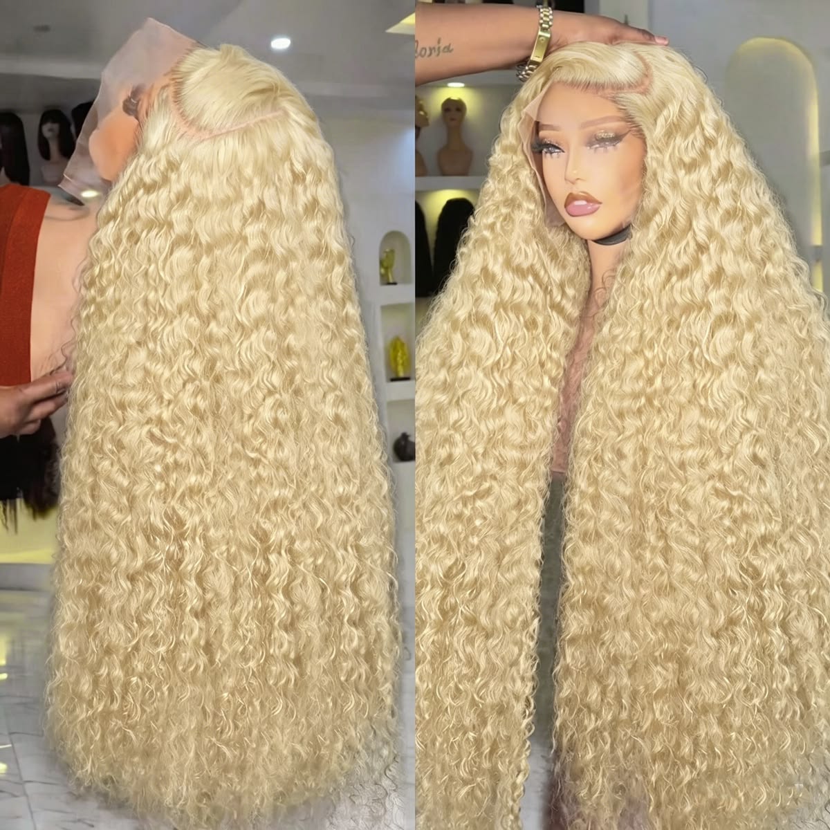 Парик с глубокими волнами 613, – обзор и цена Lace Front Wig