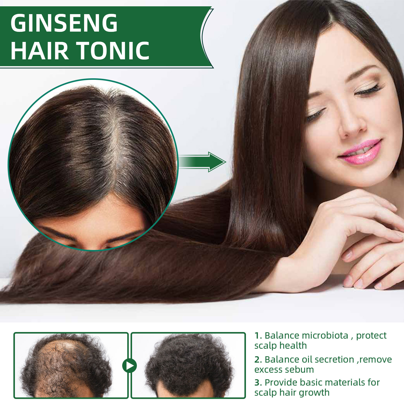 Натуральный травяной спрей для – обзор и цена Hair Care Ginseng