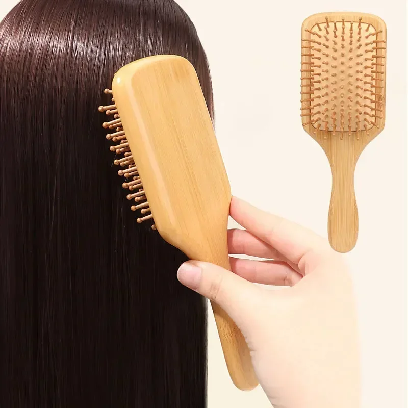 Премиальная деревянная бамбуко – обзор и цена Bamboo Hair Brush